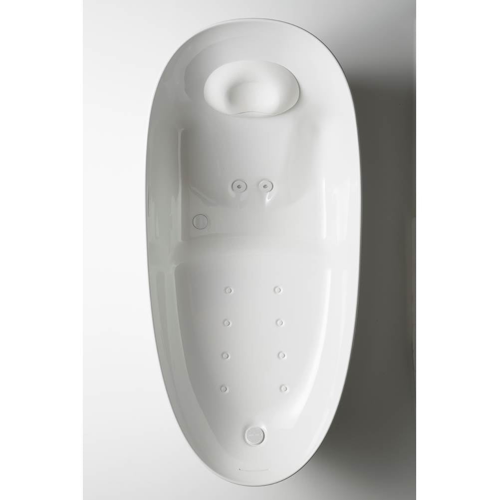 TOTO Flotation Bathtub with ZERO DIMENSION® and Hydrohands, Gloss White