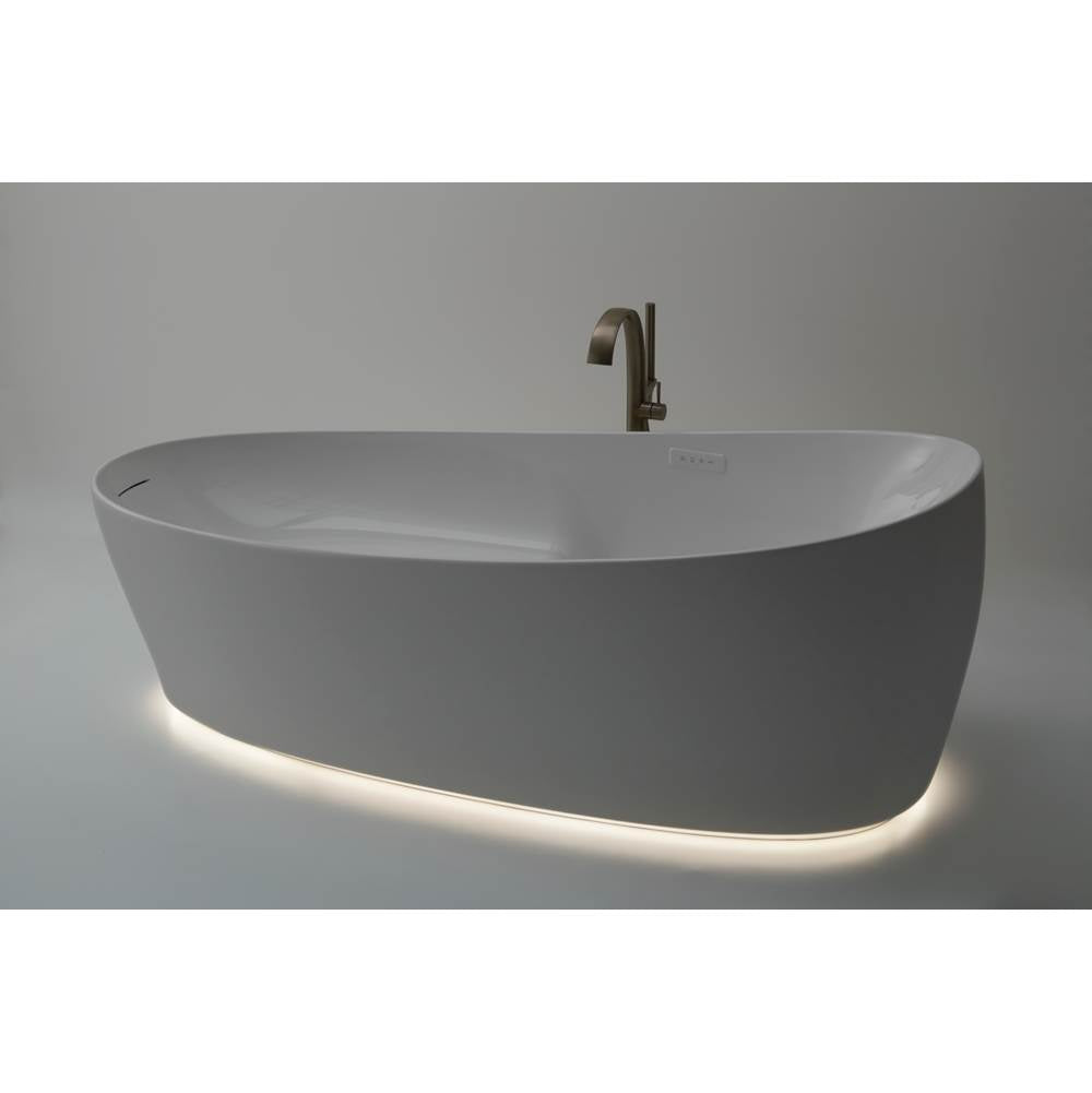 TOTO Flotation Bathtub with ZERO DIMENSION® and Hydrohands, Gloss White
