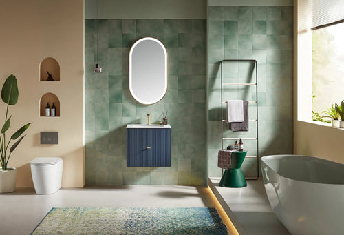 BARCELONA SINGLE WALL MOUNT MODERN BATHROOM VANITY