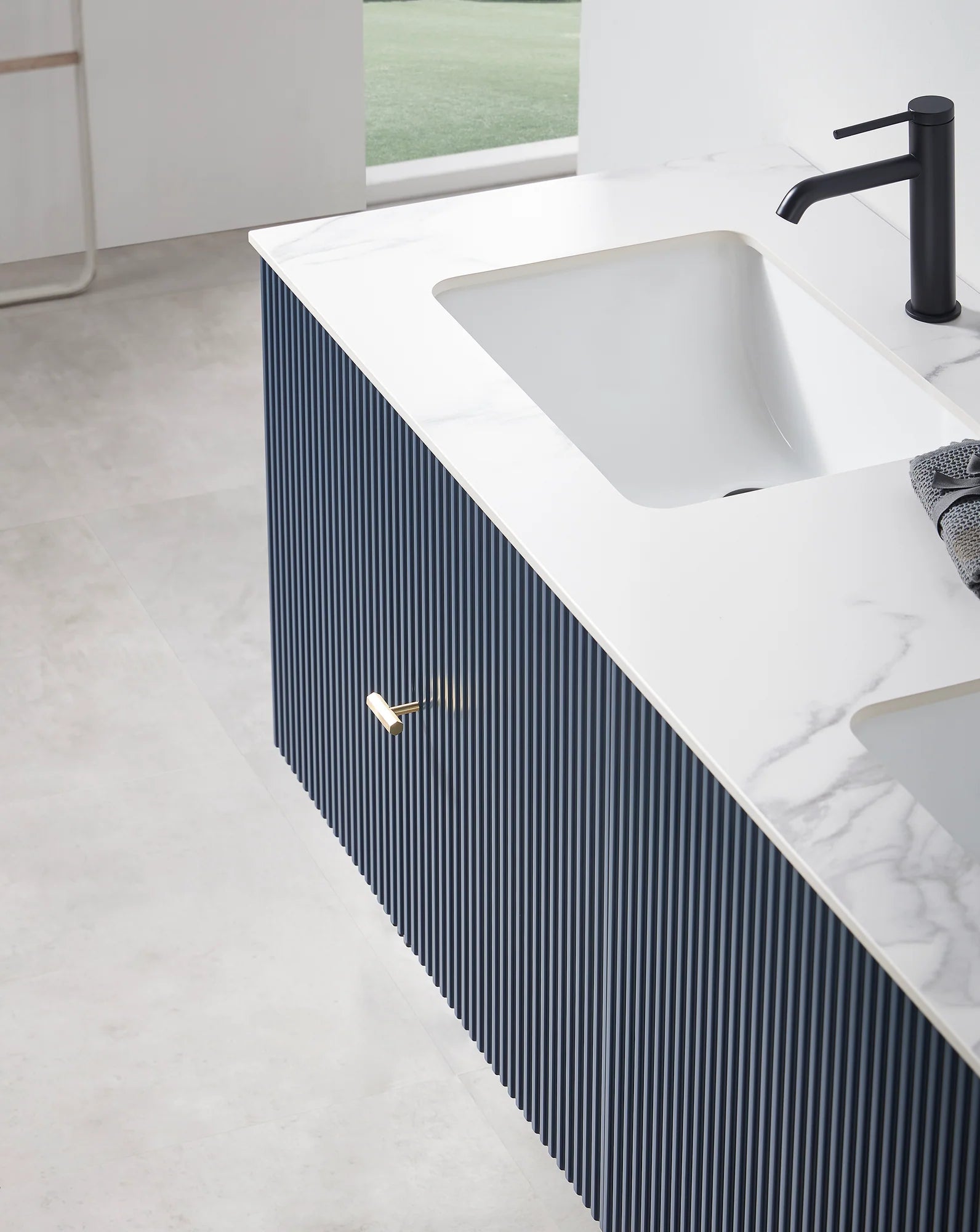 BARCELONA 60” DOUBLE WALL MOUNT MODERN BATHROOM VANITY