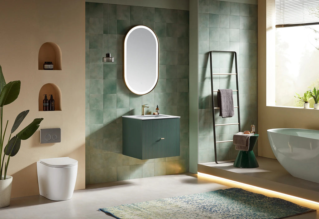 BARCELONA SINGLE WALL MOUNT MODERN BATHROOM VANITY
