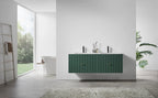 BARCELONA 60” DOUBLE WALL MOUNT MODERN BATHROOM VANITY