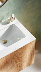 BARCELONA SINGLE WALL MOUNT MODERN BATHROOM VANITY