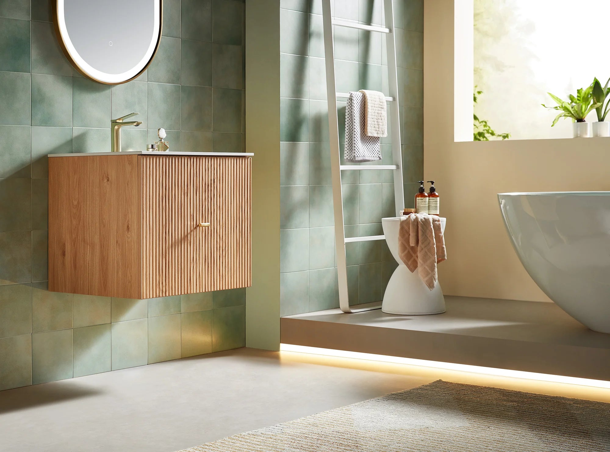 BARCELONA SINGLE WALL MOUNT MODERN BATHROOM VANITY