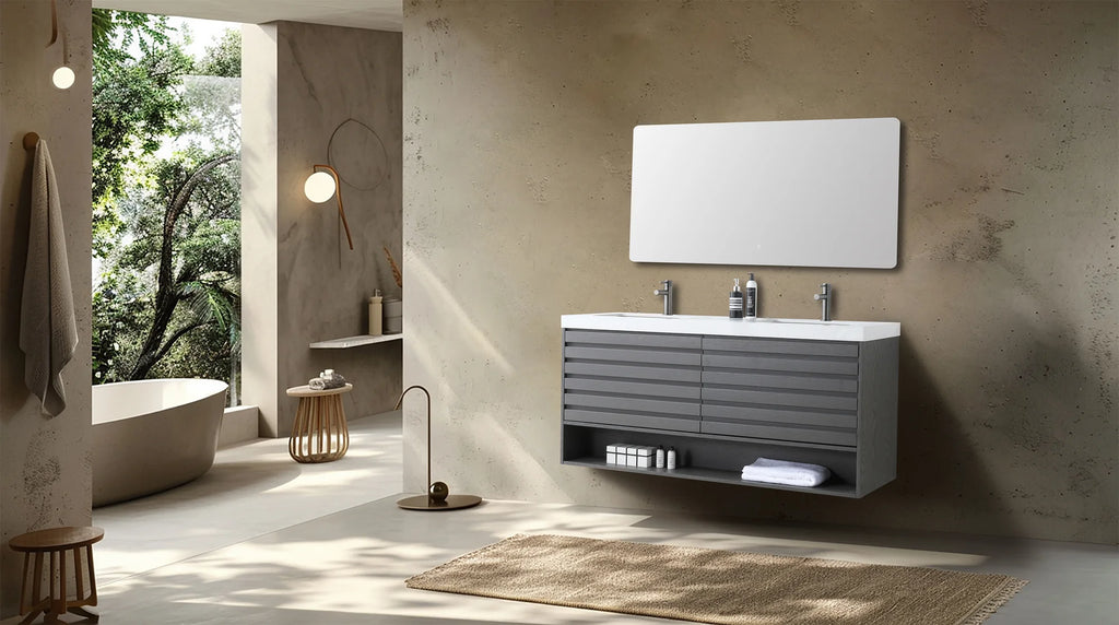 MATERA DOUBLE WALL MOUNT MODERN BATHROOM