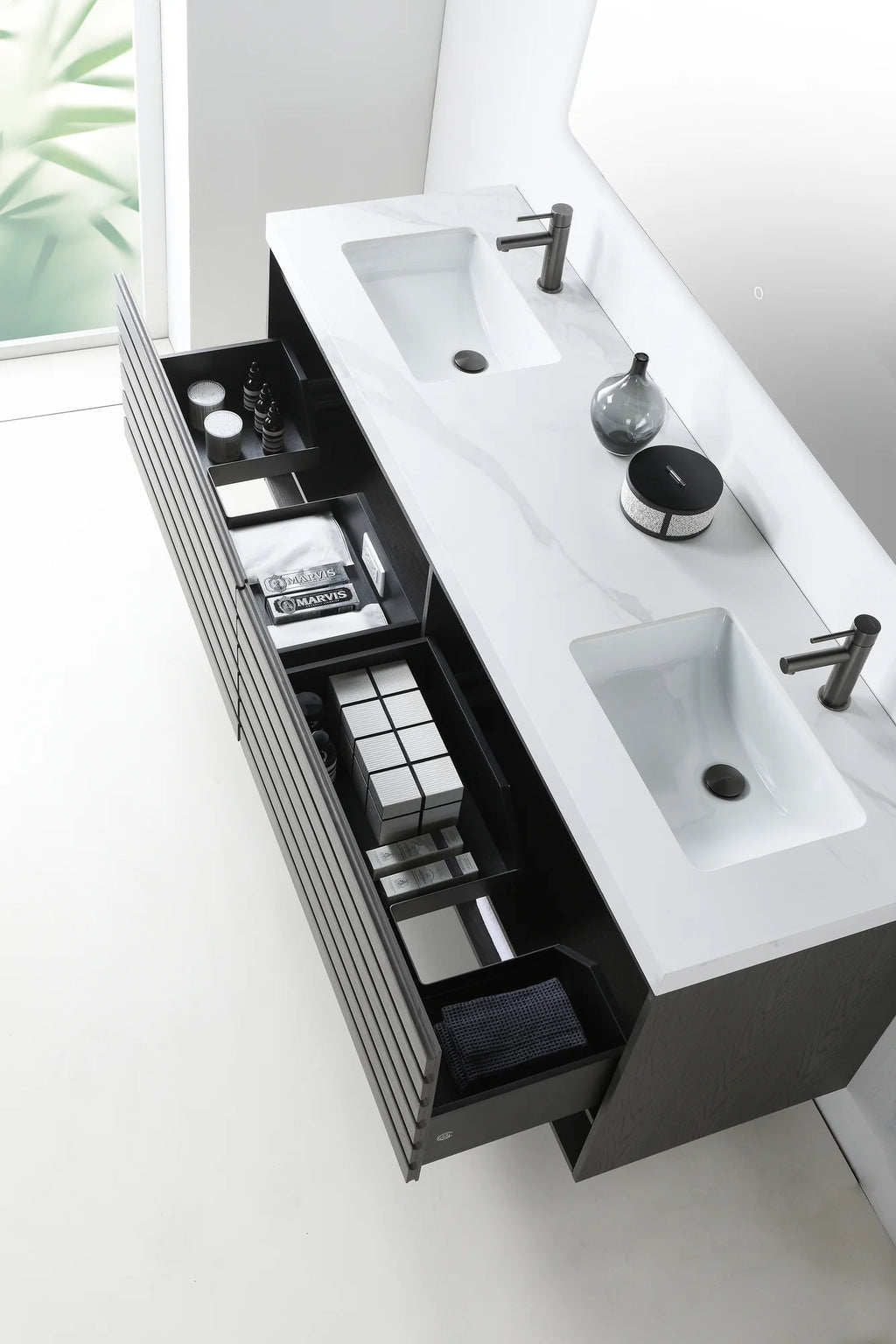 MATERA DOUBLE WALL MOUNT MODERN BATHROOM