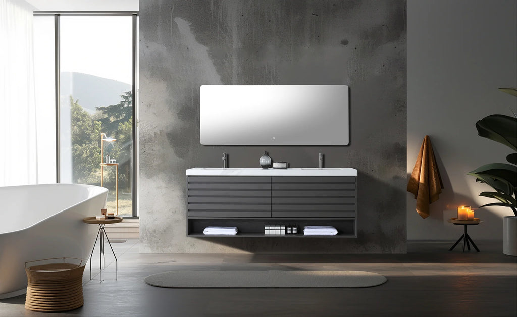 MATERA DOUBLE WALL MOUNT MODERN BATHROOM