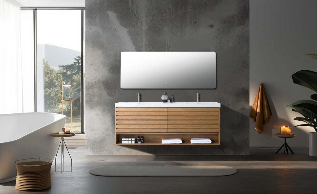 MATERA DOUBLE WALL MOUNT MODERN BATHROOM