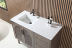 NARA SINGLE MID-CENTURY FREESTANDING BATHROOM VANITY