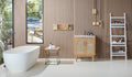 NARA SINGLE MID-CENTURY FREESTANDING BATHROOM VANITY
