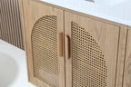 NARA DOUBLE MID-CENTURY FREESTANDING BATHROOM VANITY
