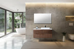 ORSA SINGLE WALNUT WALL MOUNT MODERN BATHROOM VANITY