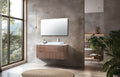 ORSA SINGLE WALNUT WALL MOUNT MODERN BATHROOM VANITY