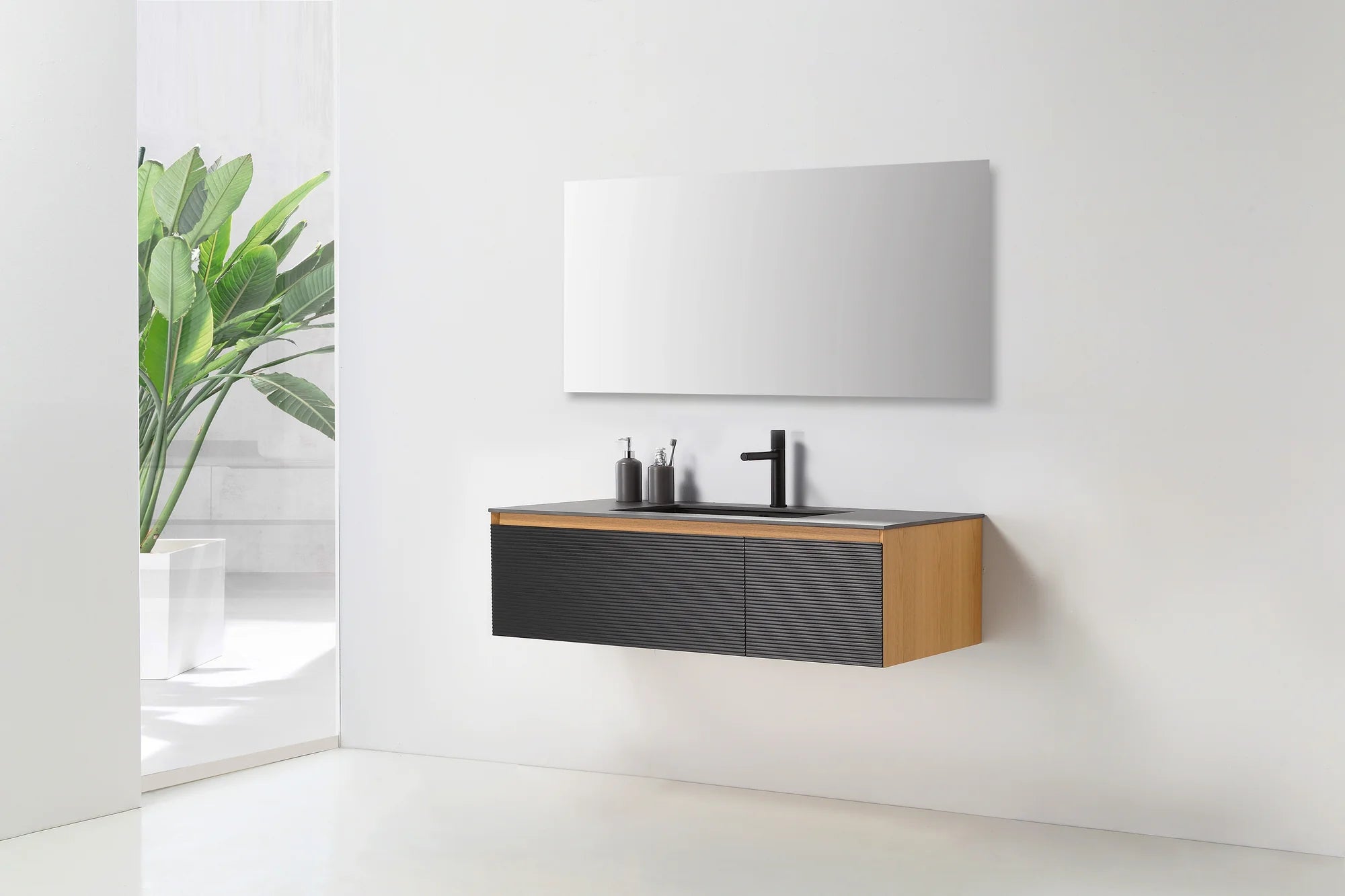 OSLO SINGLE WALL MOUNT MODERN BATHROOM VANITY