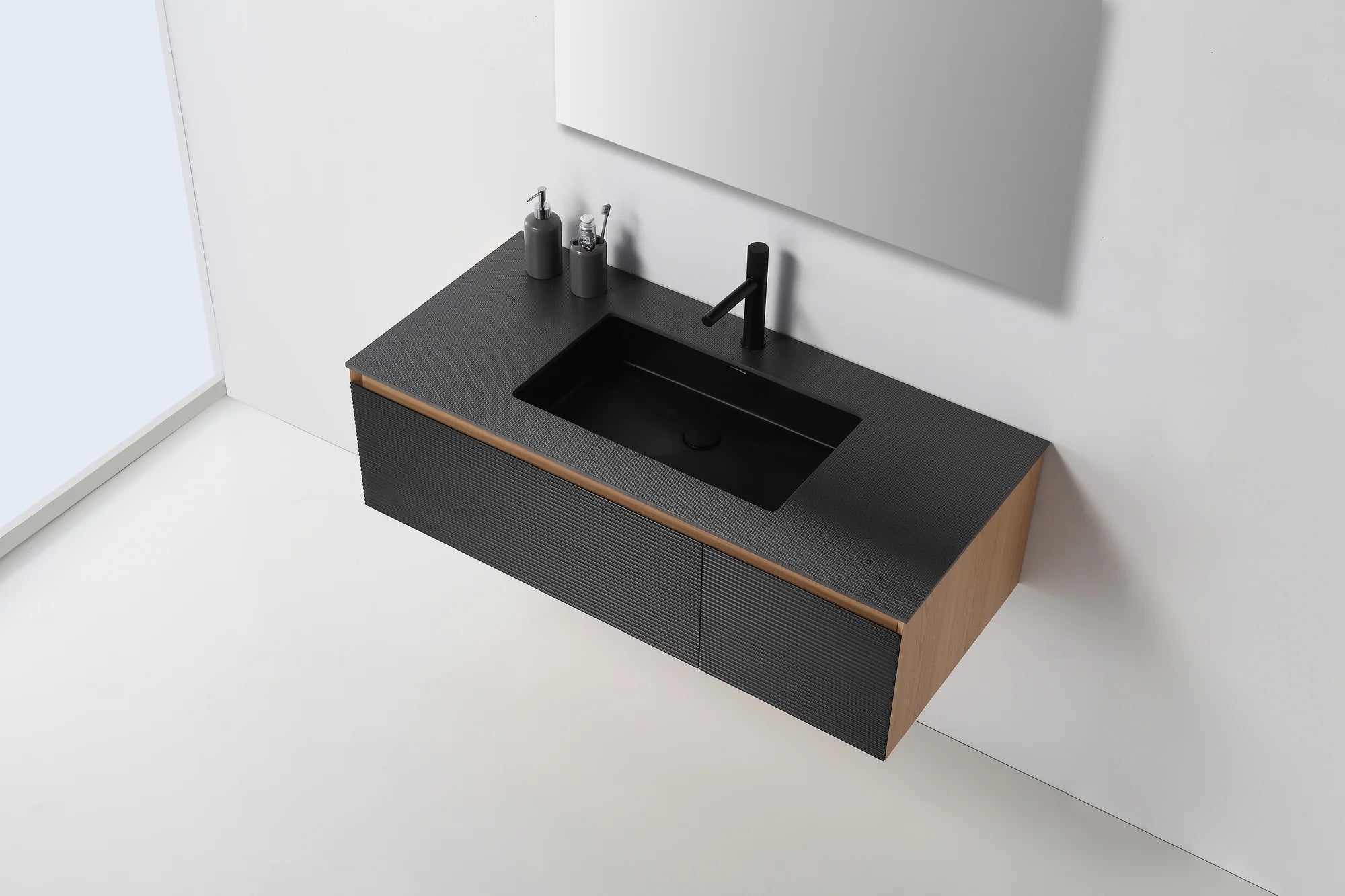 OSLO SINGLE WALL MOUNT MODERN BATHROOM VANITY