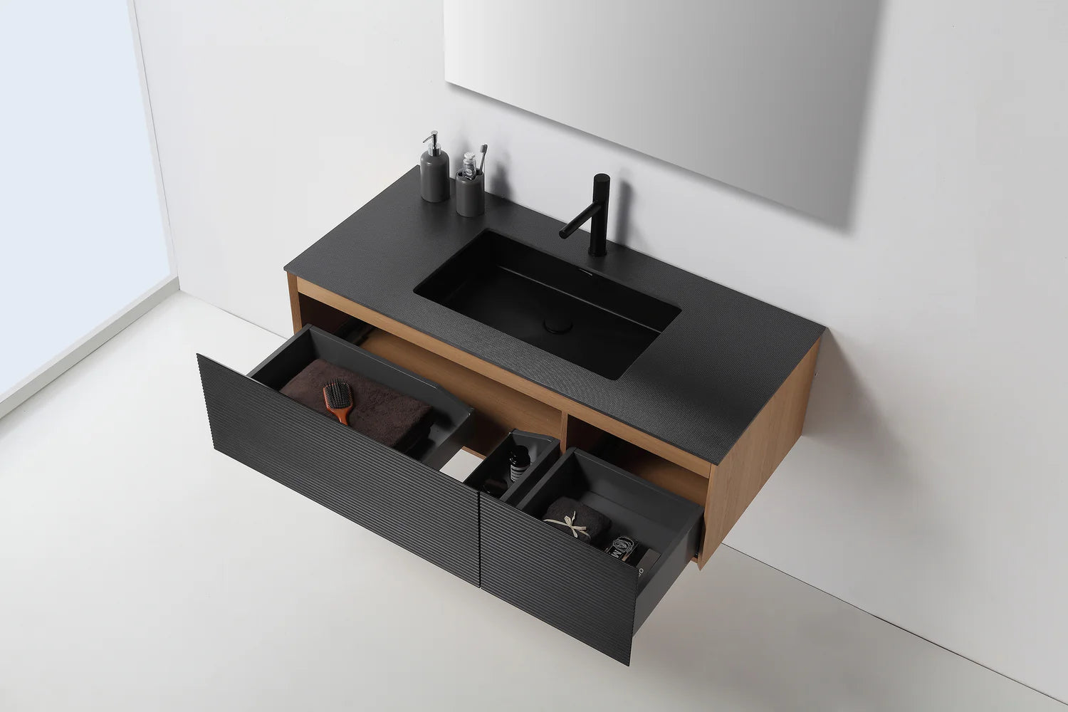 OSLO SINGLE WALL MOUNT MODERN BATHROOM VANITY