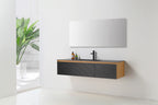 OSLO SINGLE WALL MOUNT MODERN BATHROOM VANITY
