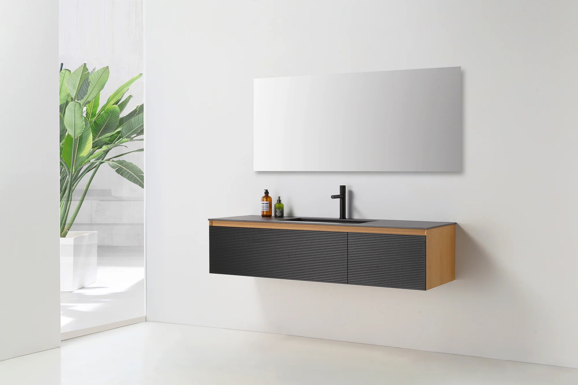 OSLO SINGLE WALL MOUNT MODERN BATHROOM VANITY