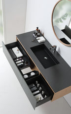 OSLO SINGLE WALL MOUNT MODERN BATHROOM VANITY