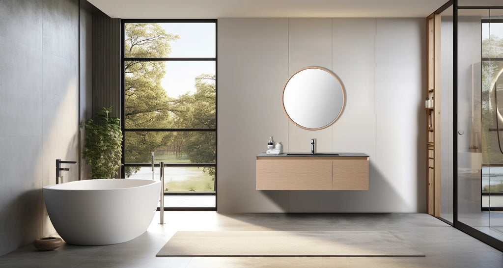 OSLO SINGLE WALL MOUNT MODERN BATHROOM VANITY