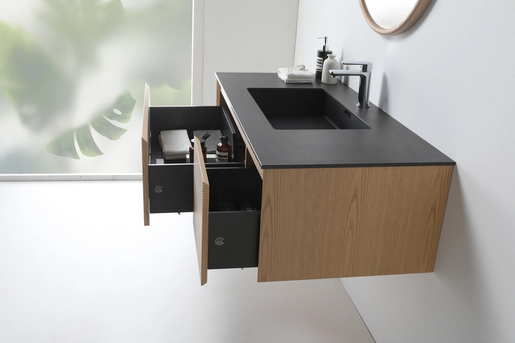 OSLO SINGLE WALL MOUNT MODERN BATHROOM VANITY