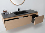 OSLO SINGLE WALL MOUNT MODERN BATHROOM VANITY