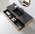 OSLO SINGLE WALL MOUNT MODERN BATHROOM VANITY
