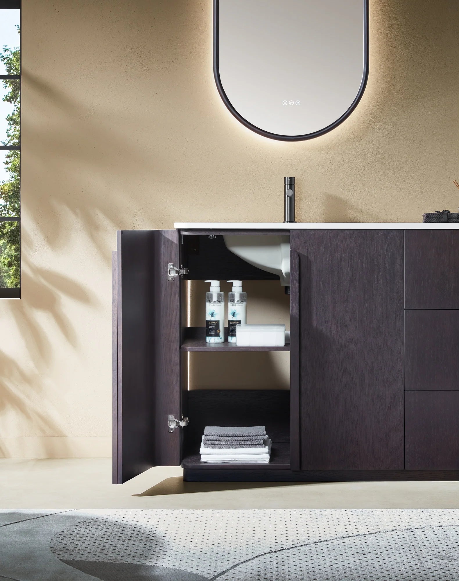 PARMA SINGLE FREESTANDING BATHROOM VANITY
