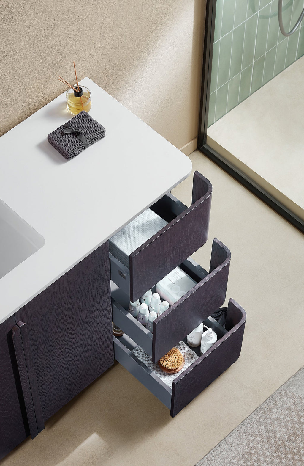 PARMA SINGLE FREESTANDING BATHROOM VANITY