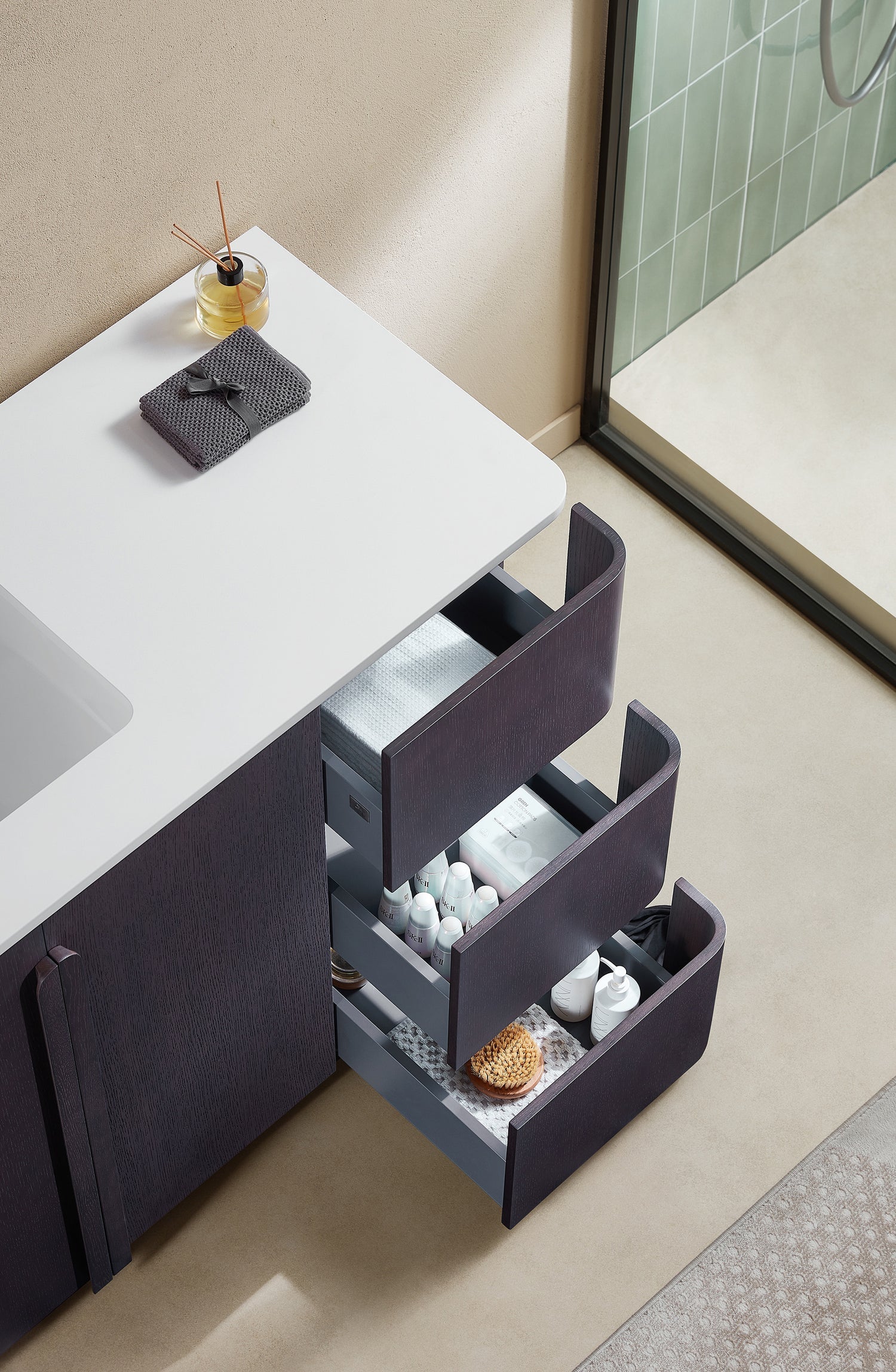 PARMA SINGLE FREESTANDING BATHROOM VANITY