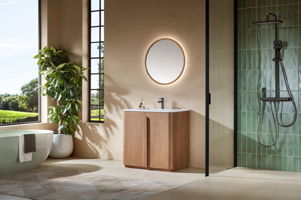 PARMA SINGLE FREESTANDING BATHROOM VANITY