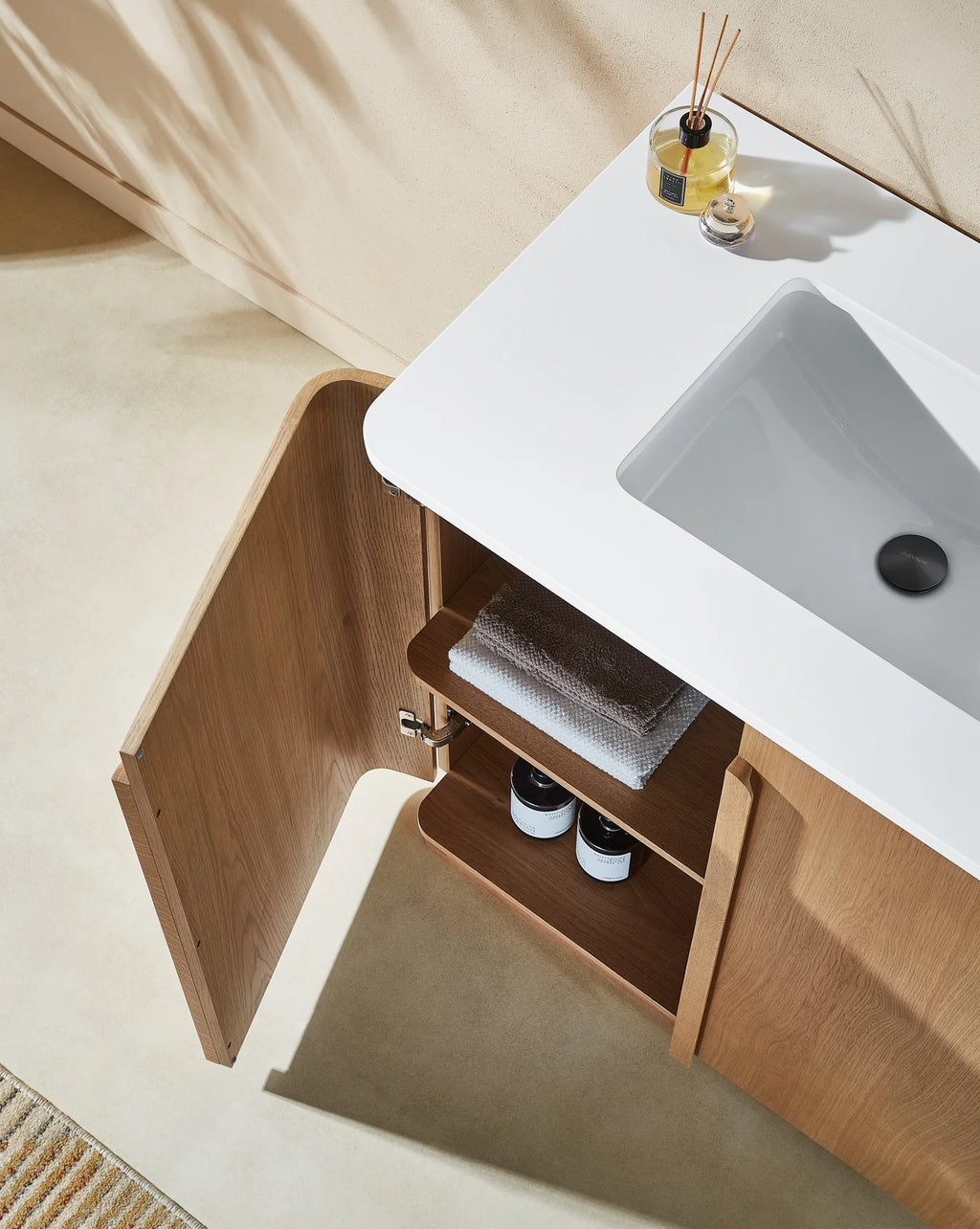 PARMA SINGLE FREESTANDING BATHROOM VANITY