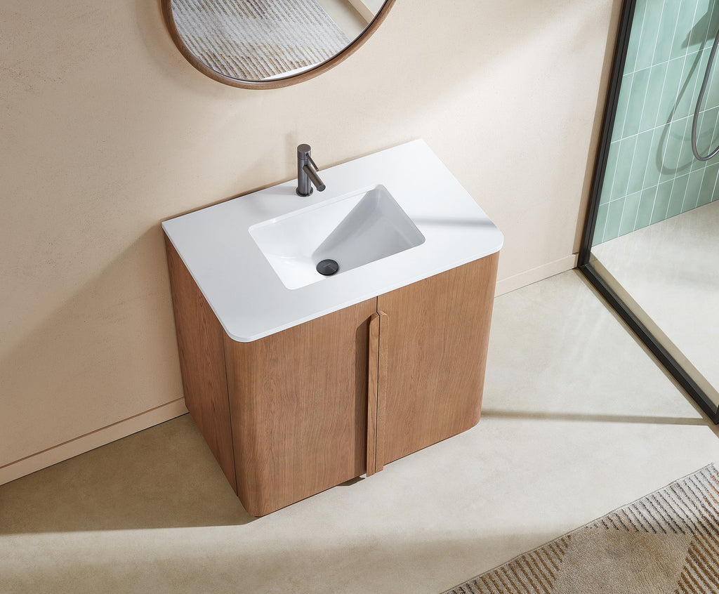 PARMA SINGLE FREESTANDING BATHROOM VANITY