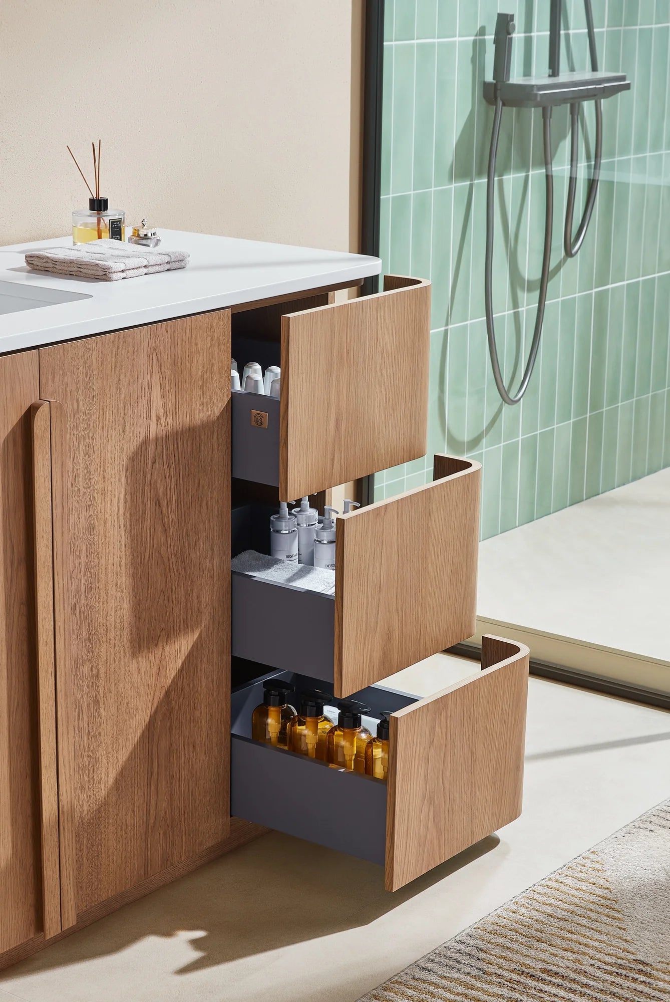 PARMA SINGLE FREESTANDING BATHROOM VANITY
