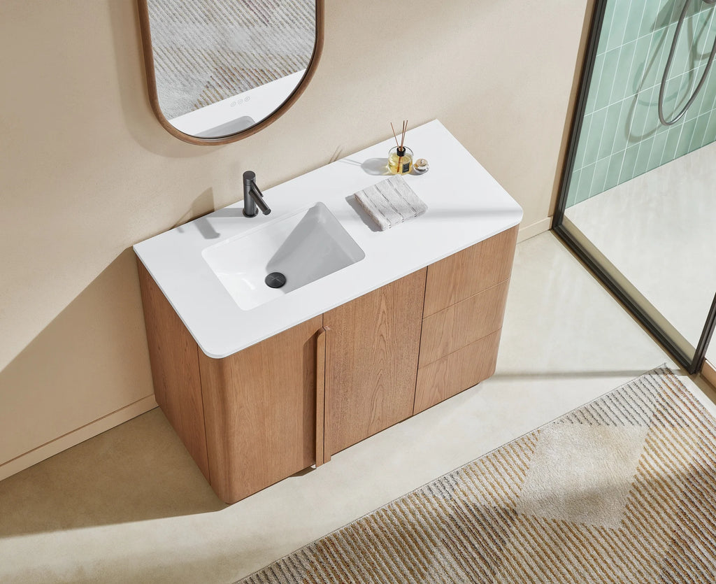 PARMA SINGLE FREESTANDING BATHROOM VANITY