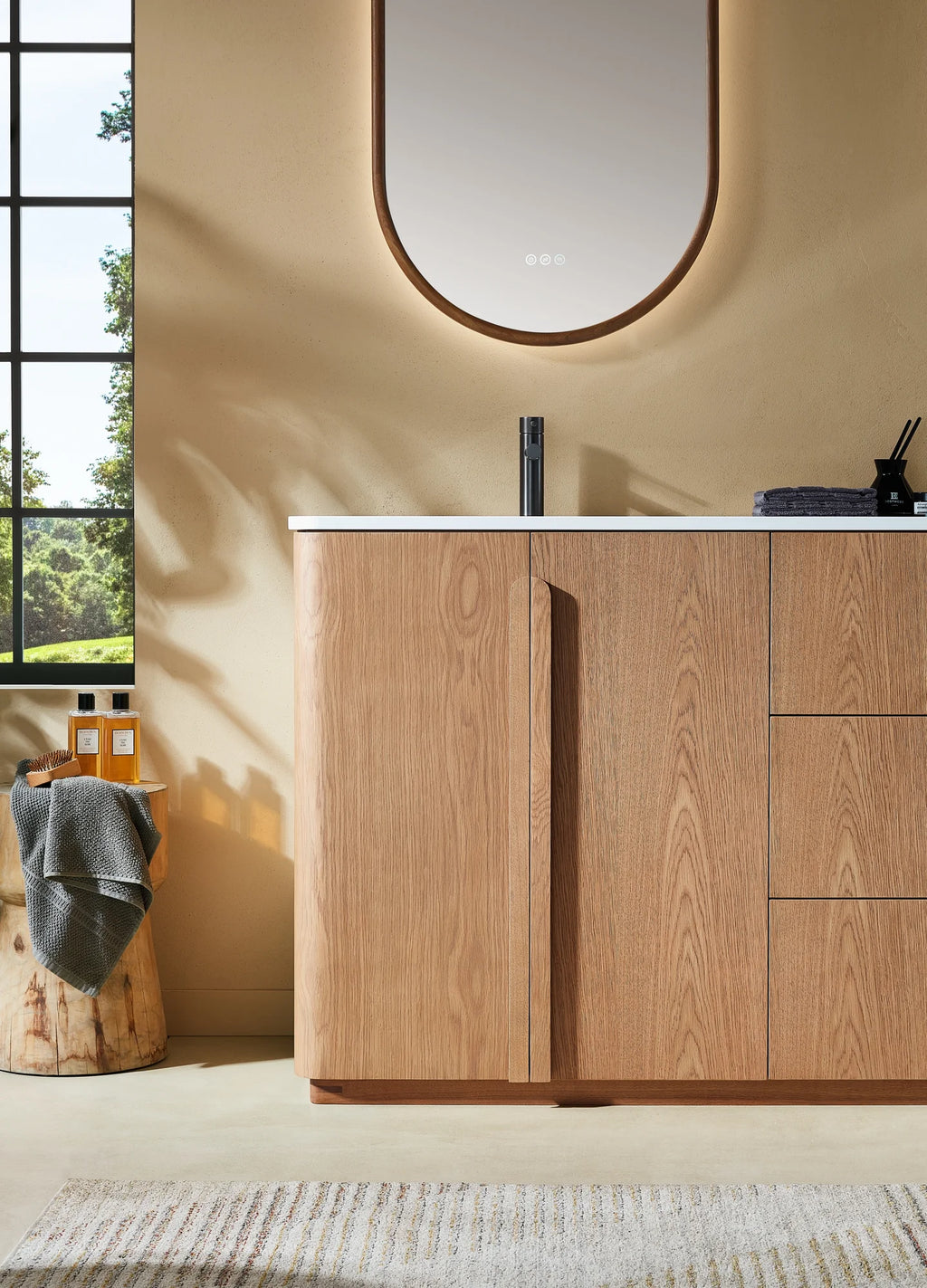 PARMA 72” DOUBAL FREESTANDING BATHROOM VANITY