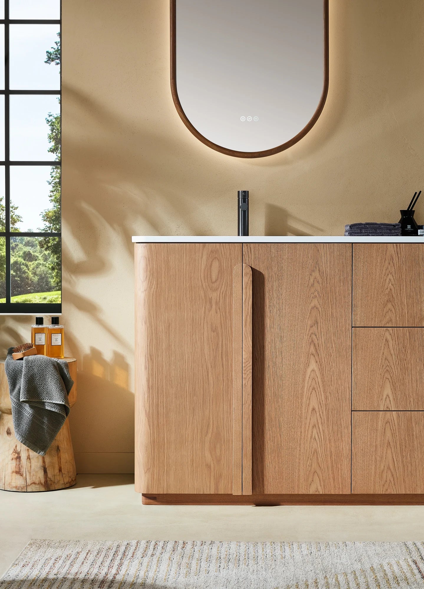 PARMA 72” DOUBAL FREESTANDING BATHROOM VANITY