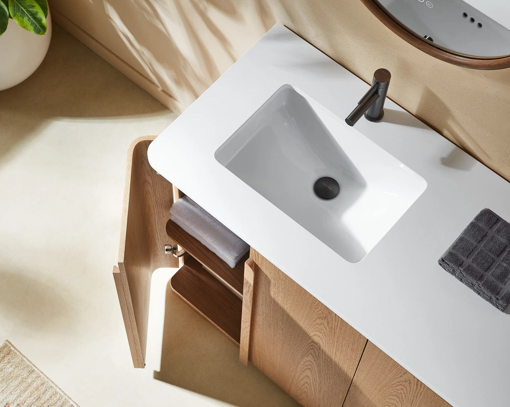 PARMA 72” DOUBAL FREESTANDING BATHROOM VANITY