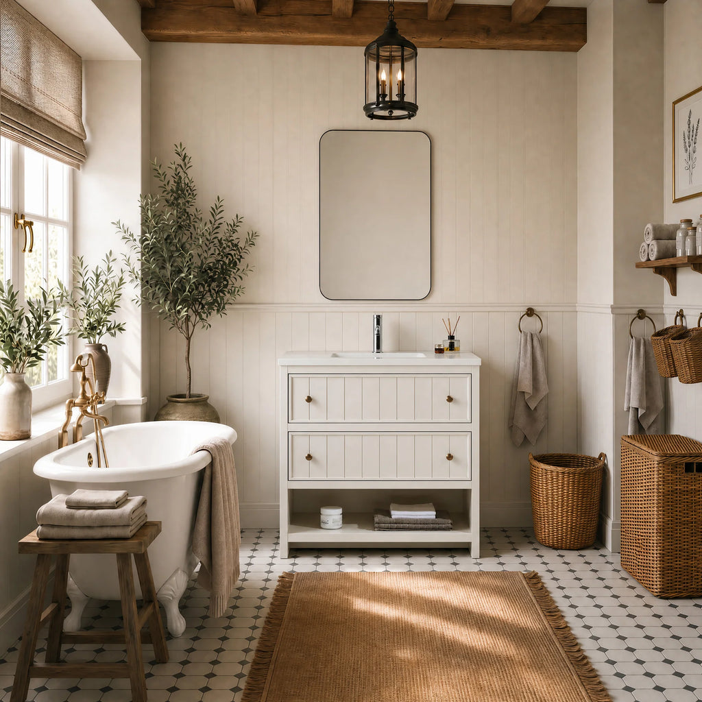 RENNES 36” FREESTANDING BATHROOM VANITY