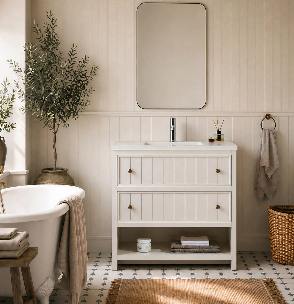 RENNES 36” FREESTANDING BATHROOM VANITY