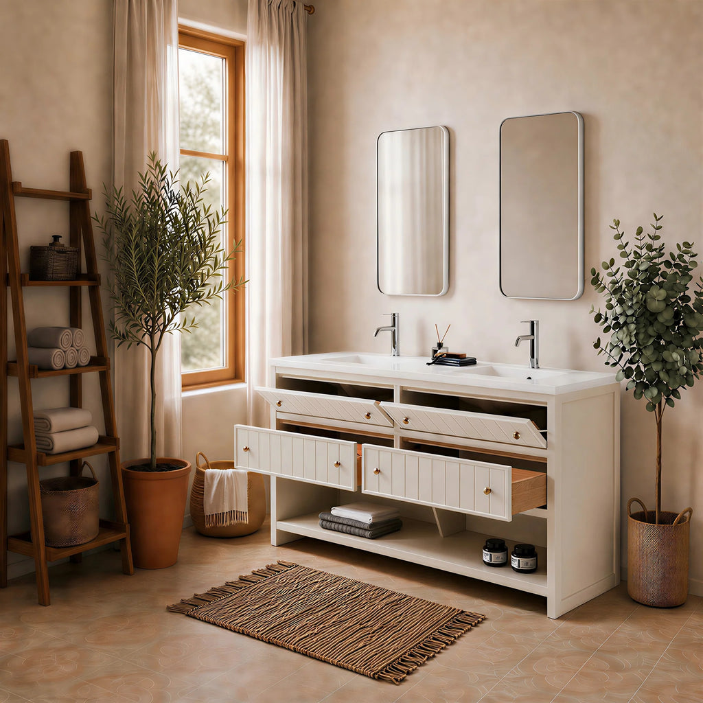 RENNES 72”FREESTANDING BATHROOM VANITY