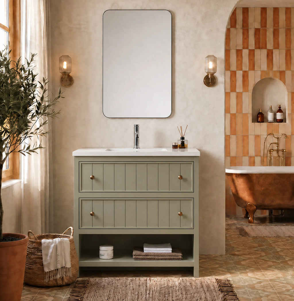 RENNES 36” FREESTANDING BATHROOM VANITY