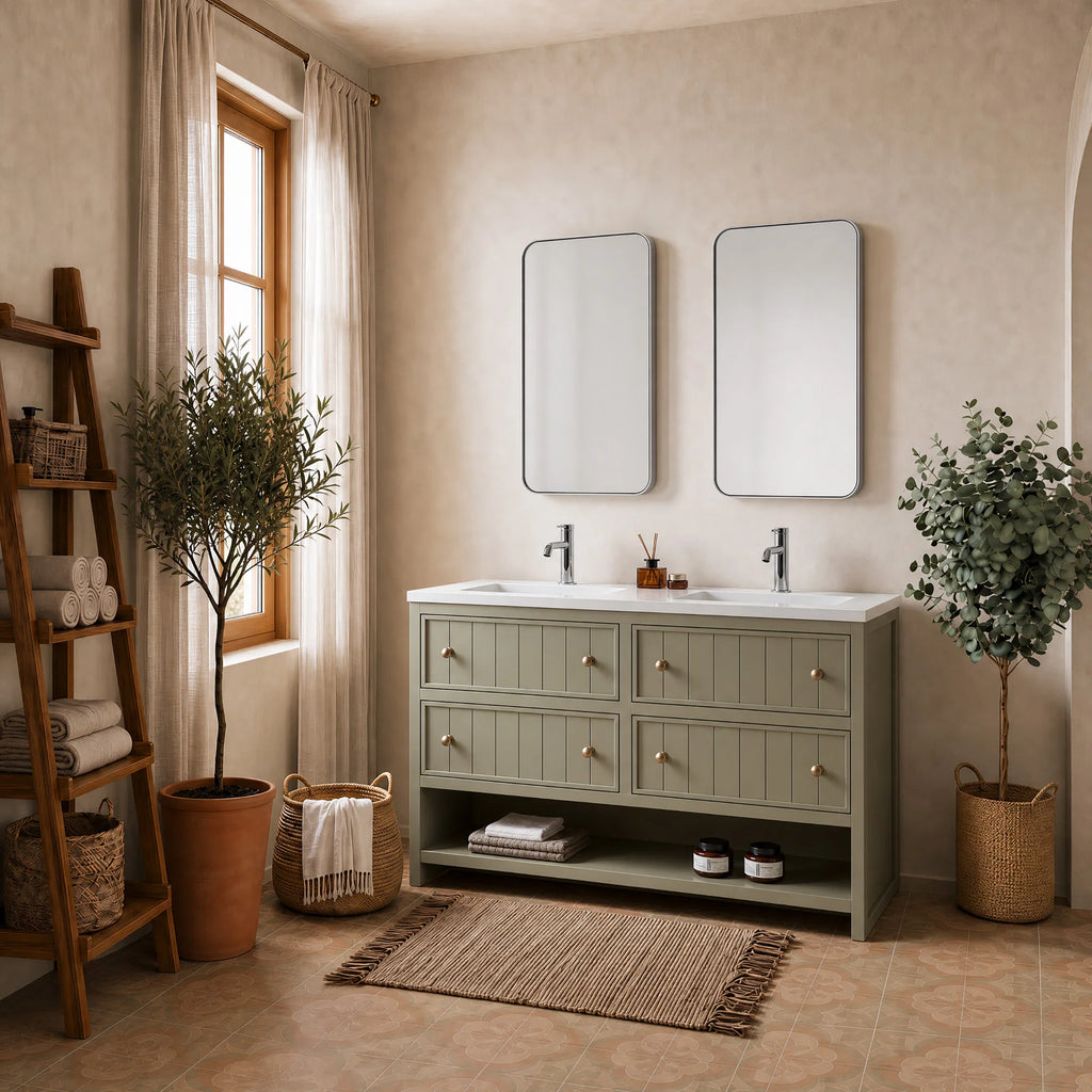 RENNES 60” FREESTANDING BATHROOM VANITY