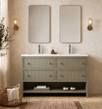 RENNES 60” FREESTANDING BATHROOM VANITY