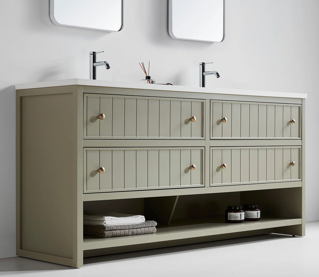 RENNES 72”FREESTANDING BATHROOM VANITY