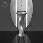 Ruffle Pedestal Sink