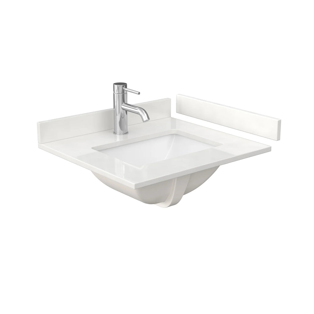 Pendry Bathroom Vanity with Countertop Single Sink Single hole Faucet Setup