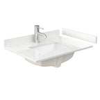 Marlena Bathroom Vanity with Countertop Single Sink Single hole Faucet Setup
