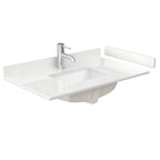 Maroni Bathroom Vanity with Countertop Single Sink Single hole Faucet Setup