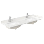 Pendry Bathroom Vanity with Countertop Double Sink Single hole Faucet Setup